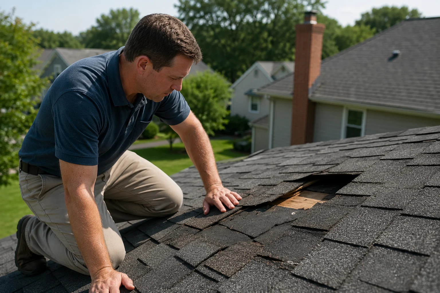 roof damage
