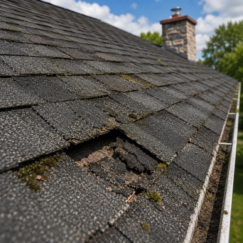 roof damage